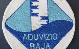 Alsó-Duna-völgyi Vízügyi Igazgatóság karjelvény tépőzáras 1